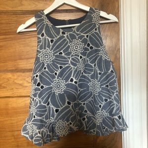 Embroidered Peplum Blouse from Anthropologie